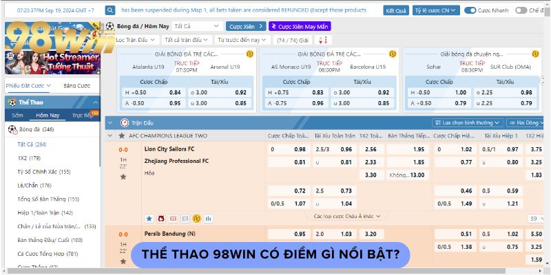 the-thao-98win-co-diem-gi-noi-bat